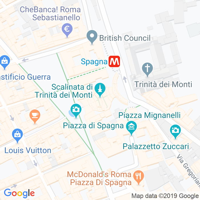 CAP di Scalinata Della Trinita'Dei Monti a Roma