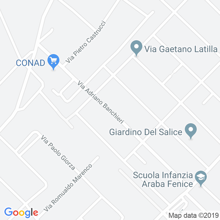 CAP di Via Adriano Banchieri a Roma