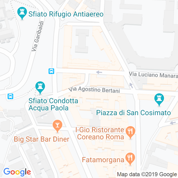 CAP di Via Agostino Bertani a Roma