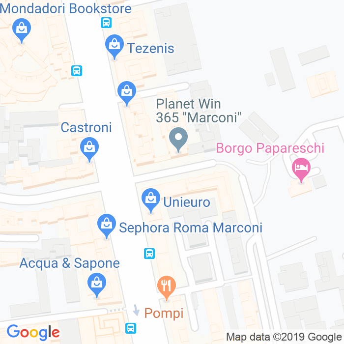 CAP di Via Alberto Einstein a Roma
