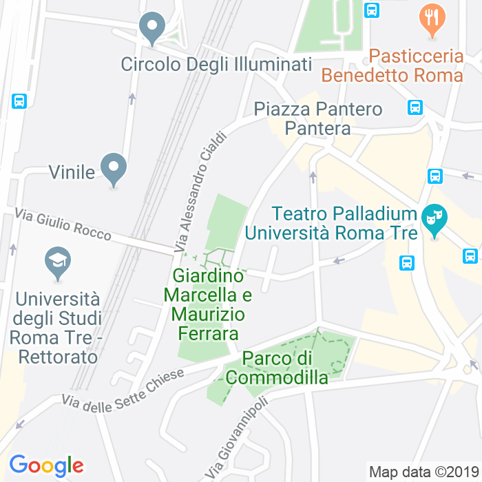 CAP di Via Alberto Guglielmotti a Roma