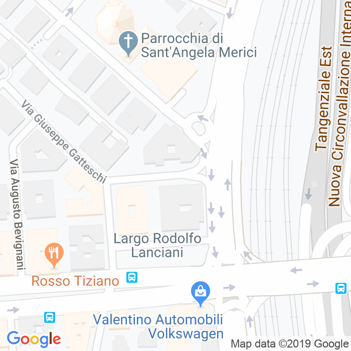 CAP di Via Alessandro Canezza a Roma