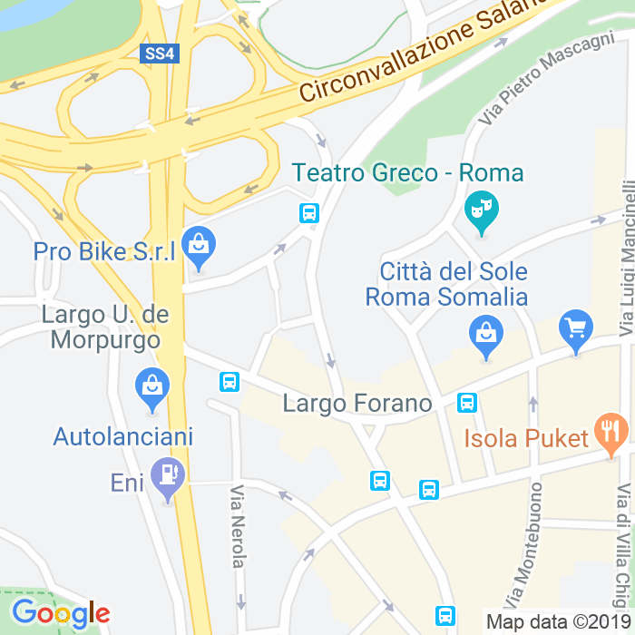 CAP di Via Alessandro Vessella a Roma
