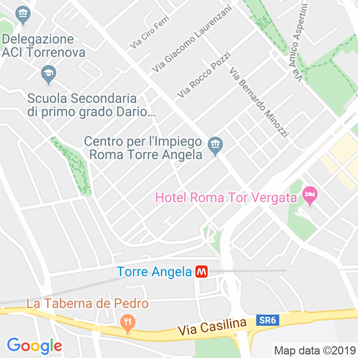 CAP di Via Alfonso Alberghetti a Roma