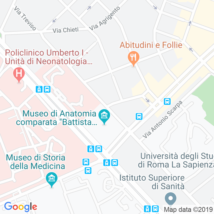 CAP di Via Alfonso Borelli a Roma