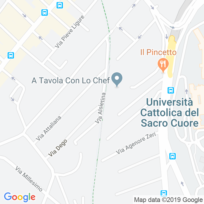 CAP di Via Alsietina a Roma