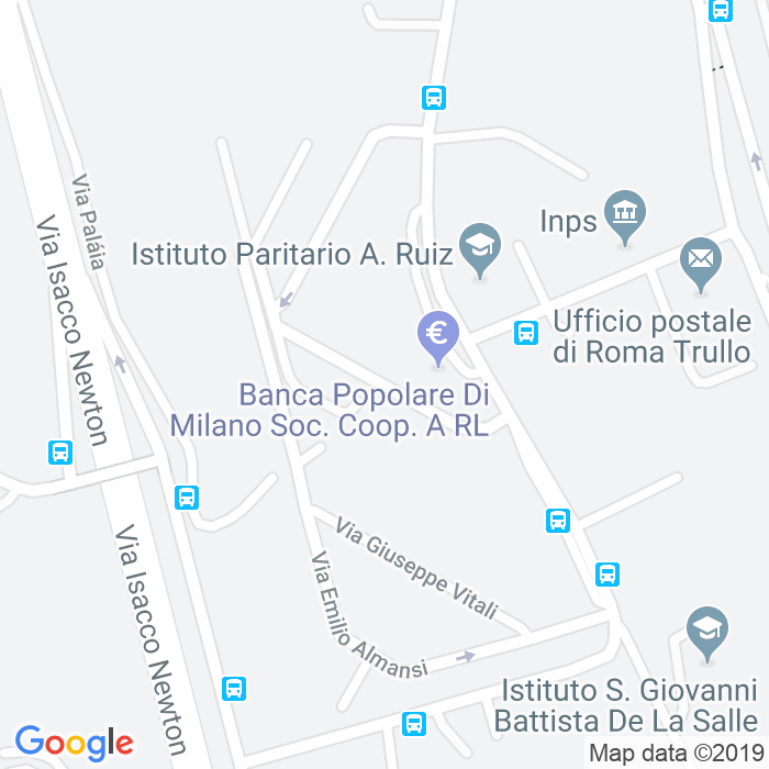 CAP di Via Ambrogio Fusinieri a Roma