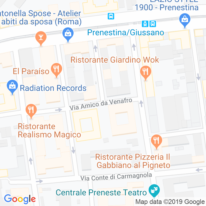 CAP di Via Amico Da Venafro a Roma