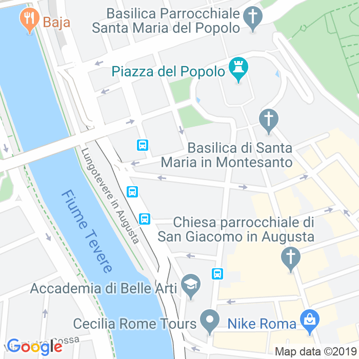 CAP di Via Angelo Brunetti a Roma