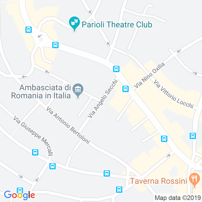 CAP di Via Angelo Secchi a Roma