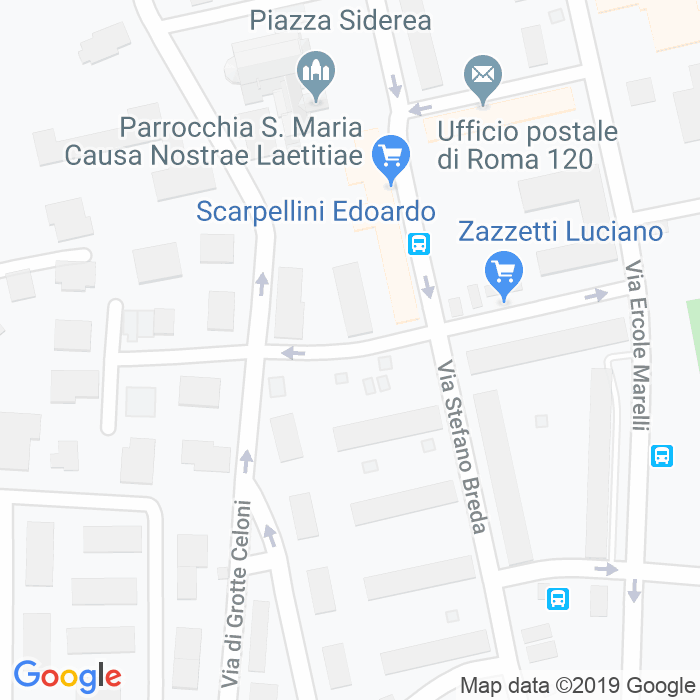 CAP di Via Annibale Calzoni a Roma