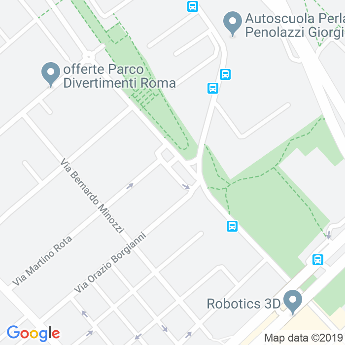 CAP di Via Anton Domenico Gabbiani a Roma
