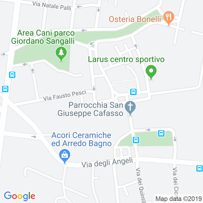 CAP di Via Anton Ludovico Antinori a Roma