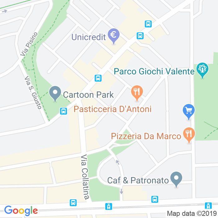 CAP di Via Antonino Campanozzi a Roma