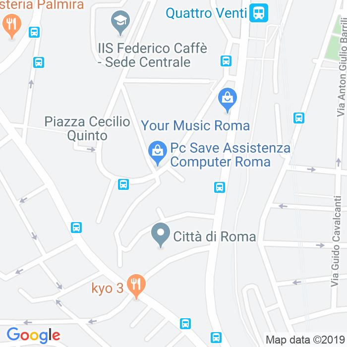 CAP di Via Antonio Arcioni a Roma