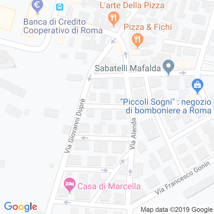 CAP di Via Antonio Arrighi a Roma