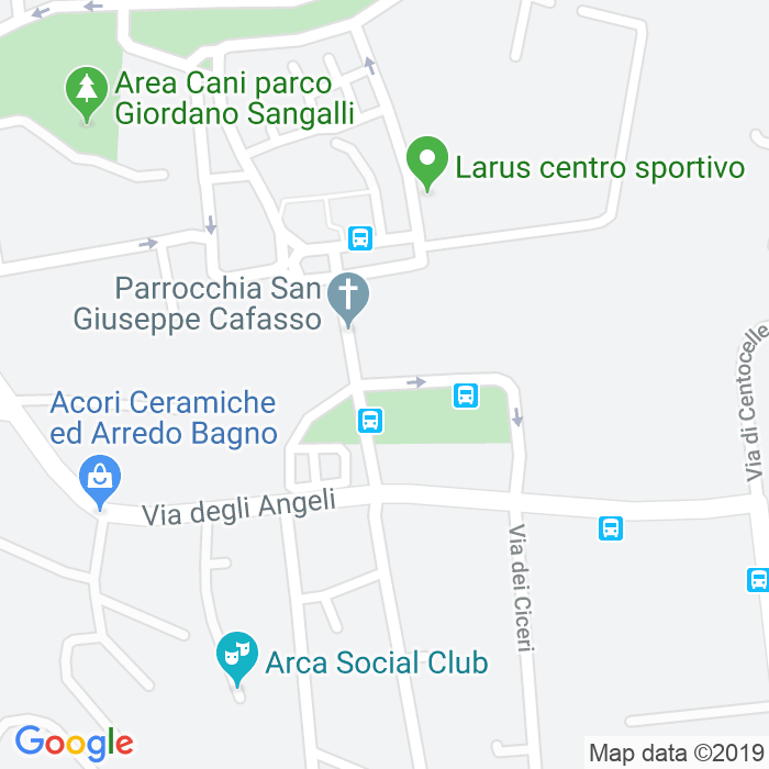 CAP di Via Antonio Beccadelli a Roma