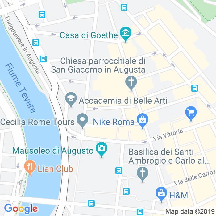 CAP di Via Antonio Canova a Roma