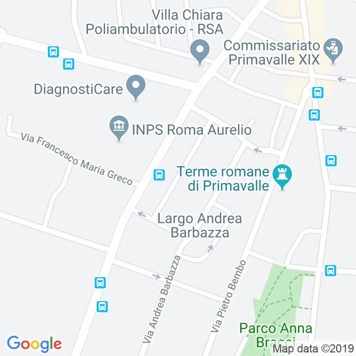 CAP di Via Antonio Corseto a Roma