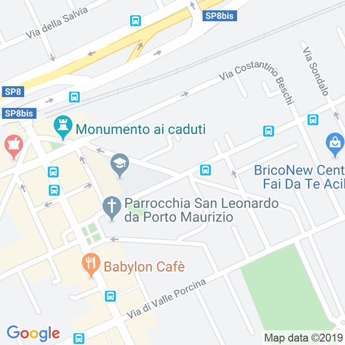 CAP di Via Antonio Da Gaeta a Roma