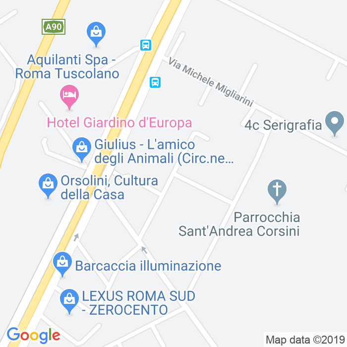 CAP di Via Antonio Francesco Gori a Roma