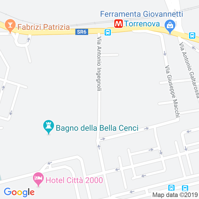 CAP di Via Antonio Ingegnoli a Roma