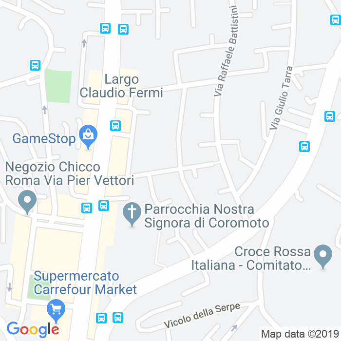 CAP di Via Antonio Paolucci a Roma