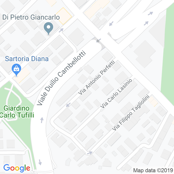 CAP di Via Antonio Perfetti a Roma