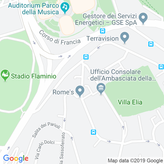 CAP di Via Antonio Pollaiolo a Roma