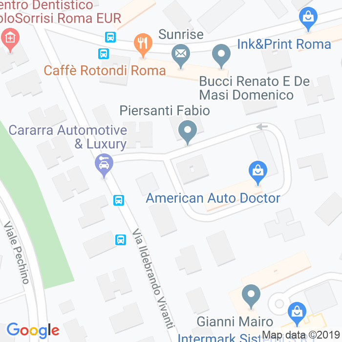 CAP di Via Antonio Schivardi a Roma