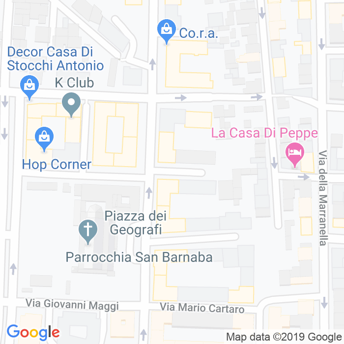 CAP di Via Antonio Spinetti a Roma