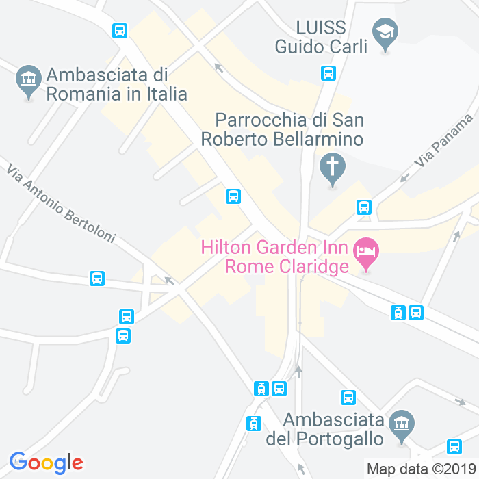 CAP di Via Antonio Stoppani a Roma