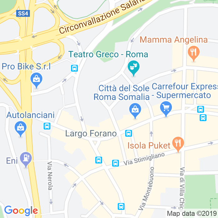 CAP di Via Antonio Vivaldi a Roma