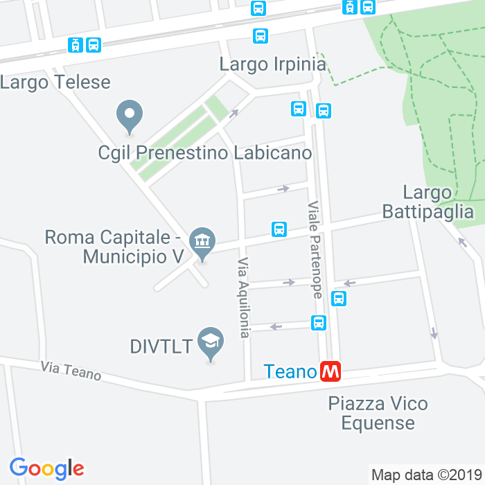 CAP di Via Aquilonia a Roma