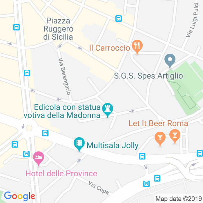 CAP di Via Ariberto Da Intimiano a Roma