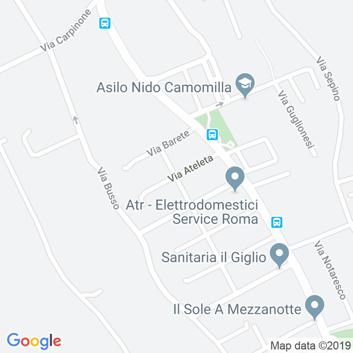CAP di Via Ateleta a Roma