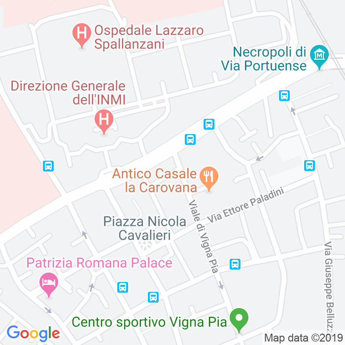 CAP di Via Augusto Vanzetti a Roma