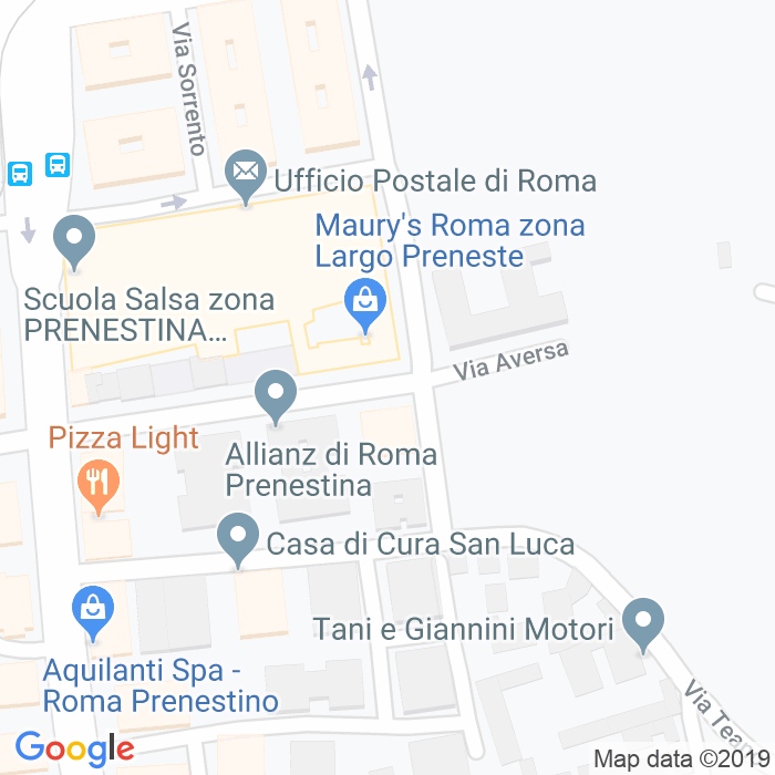 CAP di Via Aversa a Roma