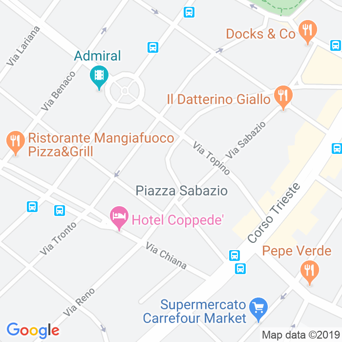 CAP di Via Avigliana a Roma