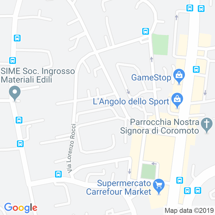 CAP di Via Baldassarre Molossi a Roma