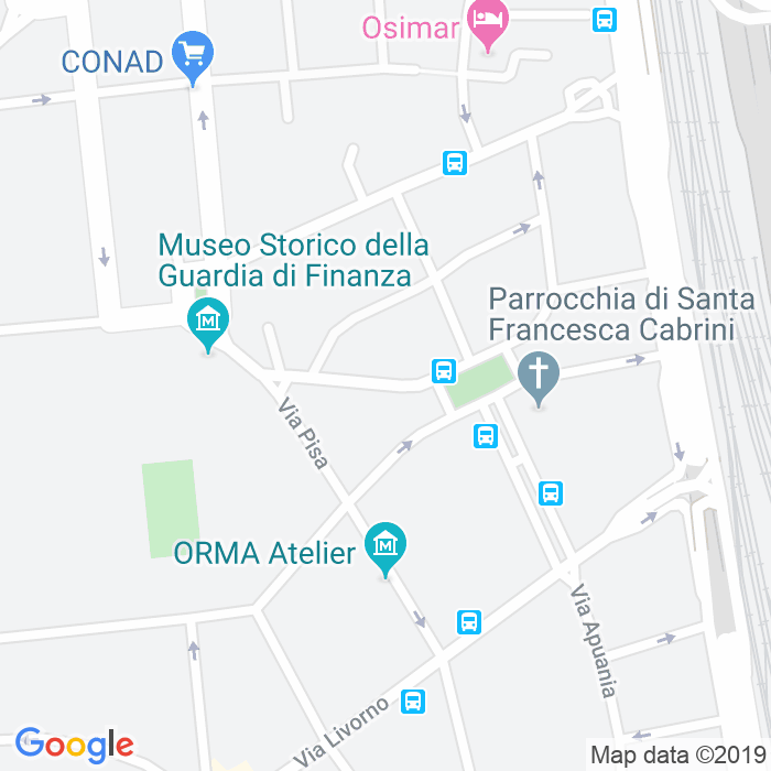 CAP di Via Bartolomeo Borghesi a Roma