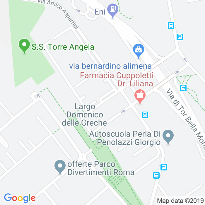 CAP di Via Battista Panzera a Roma