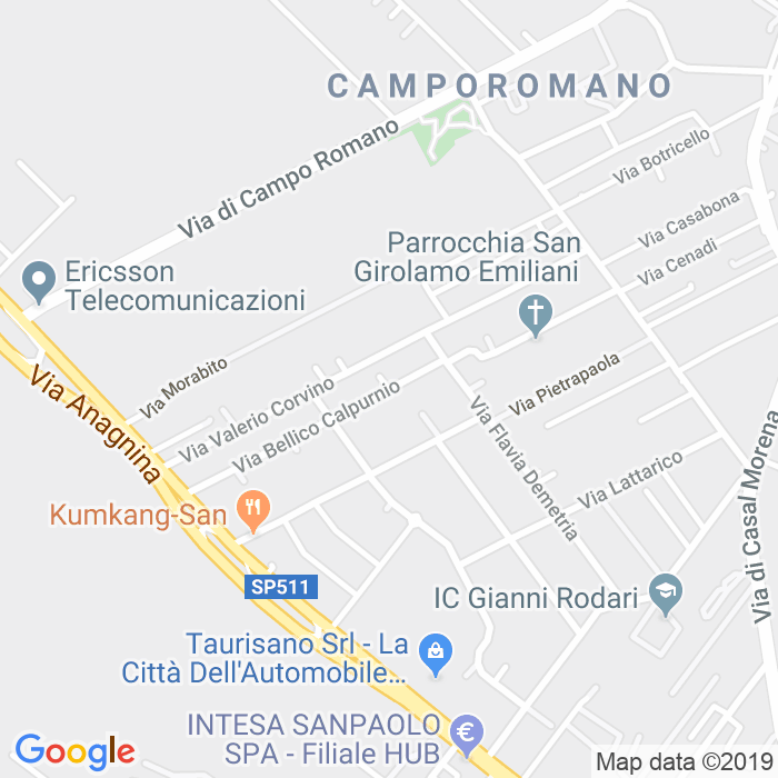 CAP di Via Bellico Calpurnio a Roma