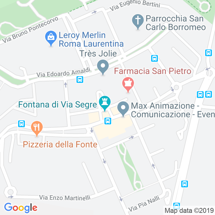 CAP di Via Beniamino Segre a Roma