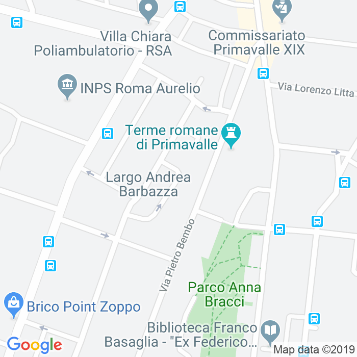 CAP di Via Bernardino Spada a Roma
