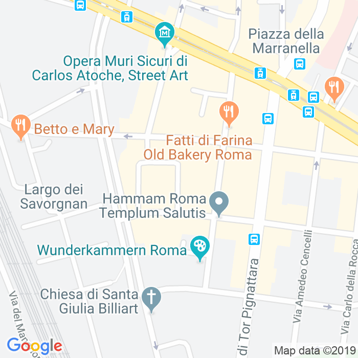 CAP di Via Bernardo Buontalenti a Roma