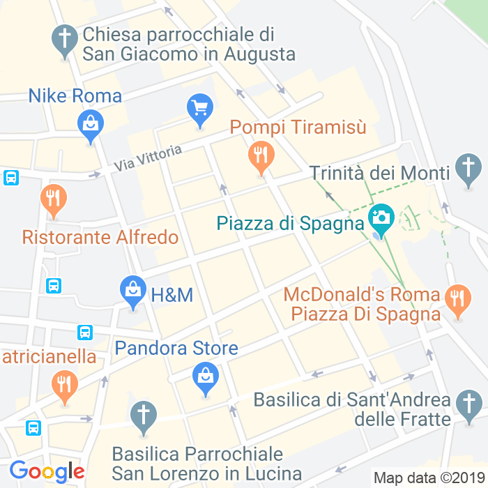 CAP di Via Bocca Di Leone a Roma