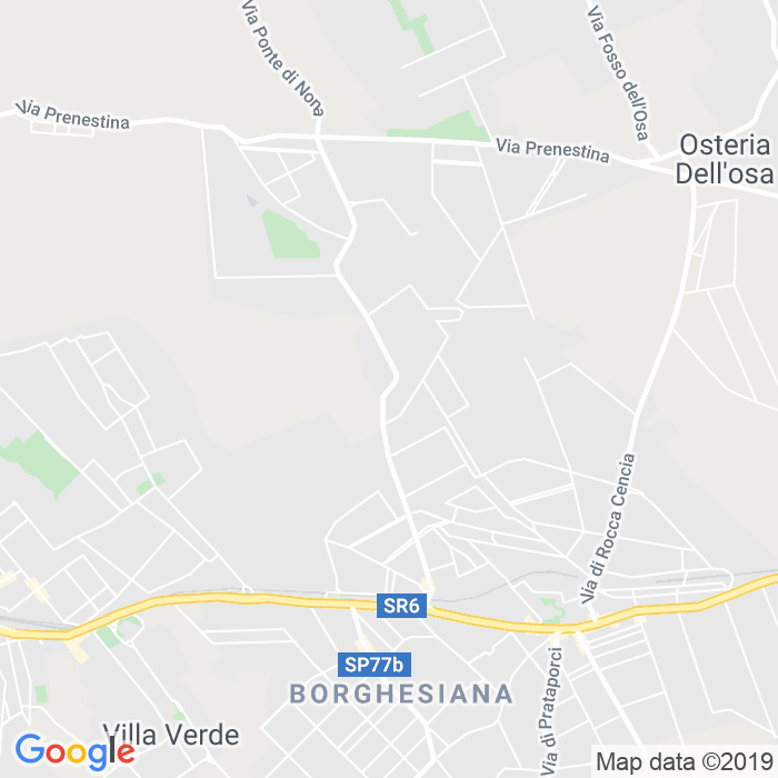 CAP di Via Borghesiana a Roma