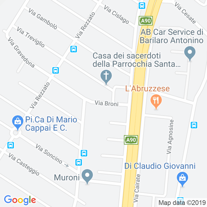 CAP di Via Broni a Roma