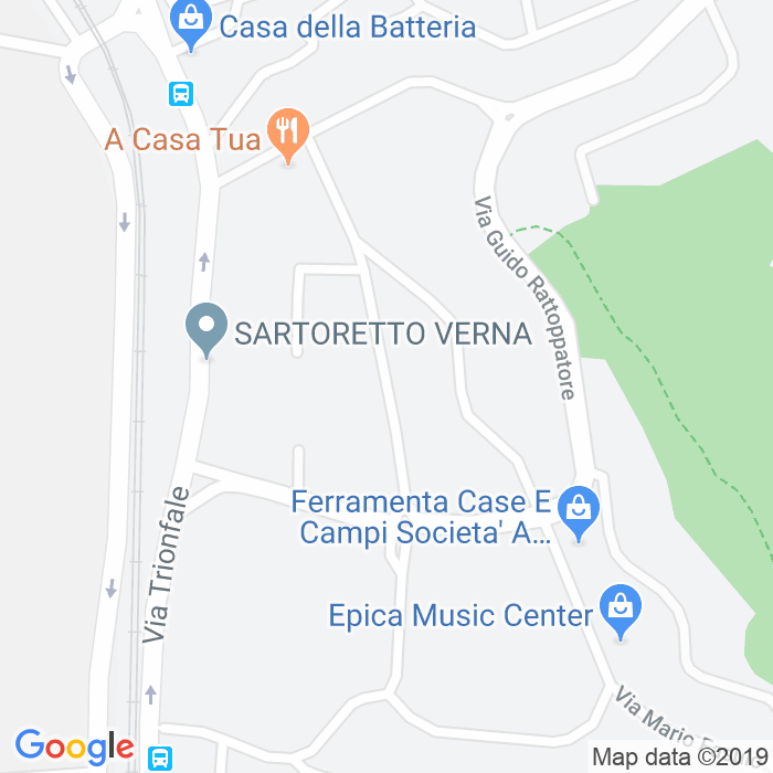 CAP di Via Bruno Serotini a Roma
